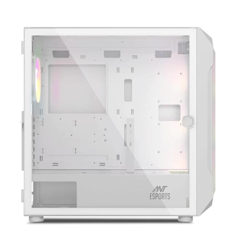Ant Esports ICE-410TG Mesh ARGB White Gaming Cabinet